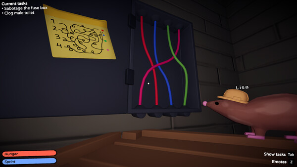 Screenshot of Rat Game.