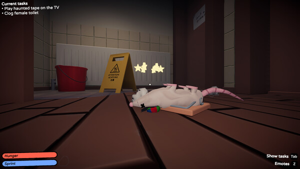Screenshot of Rat Game.