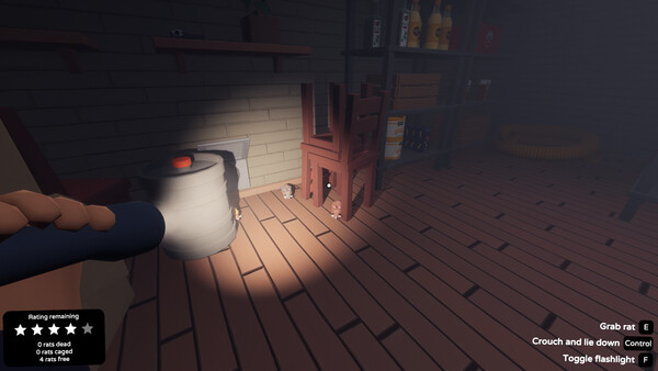Screenshot of Rat Game.
